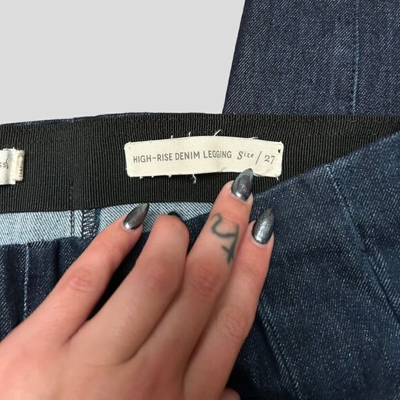 Pilcro and The Letterpress Anthropologie Denim Leggings - Picture 3 of 6